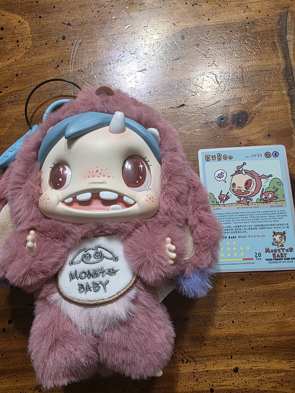 Polar Monster Baby Plush Pendant